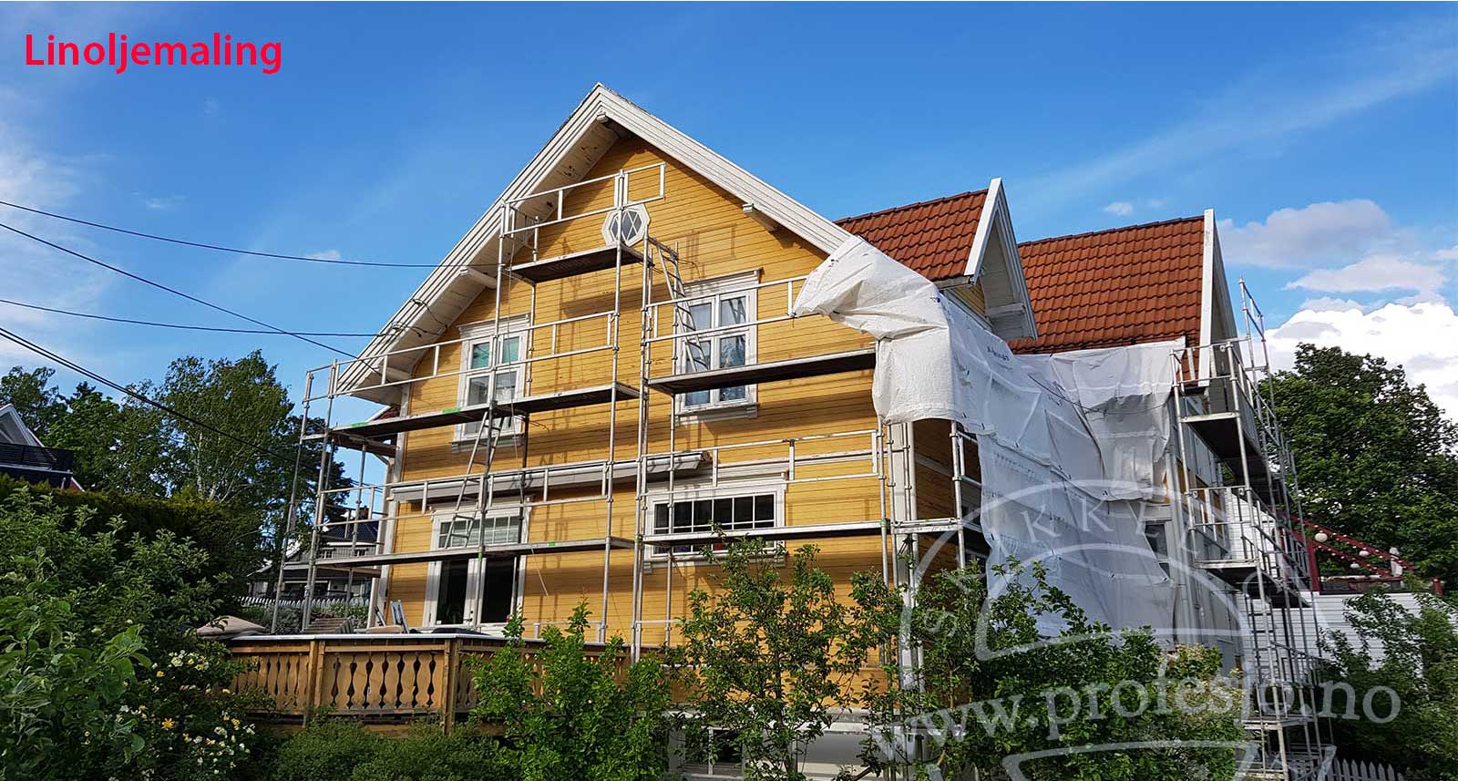 Linoljemaling utvendig - beste valget for å male huset utvendig