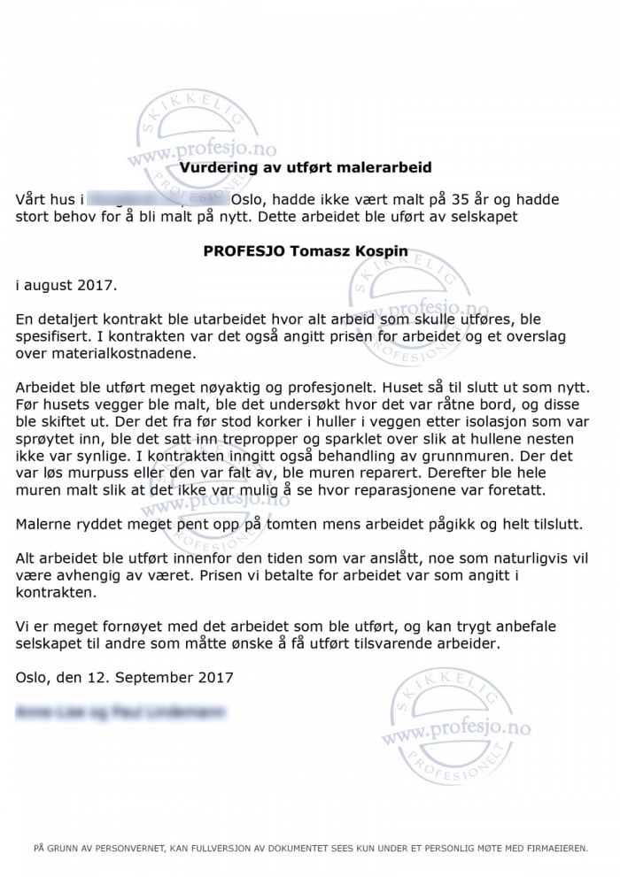 Profesjo Oslo - Vi er spesialister for maling - av gamle trehus utvendig